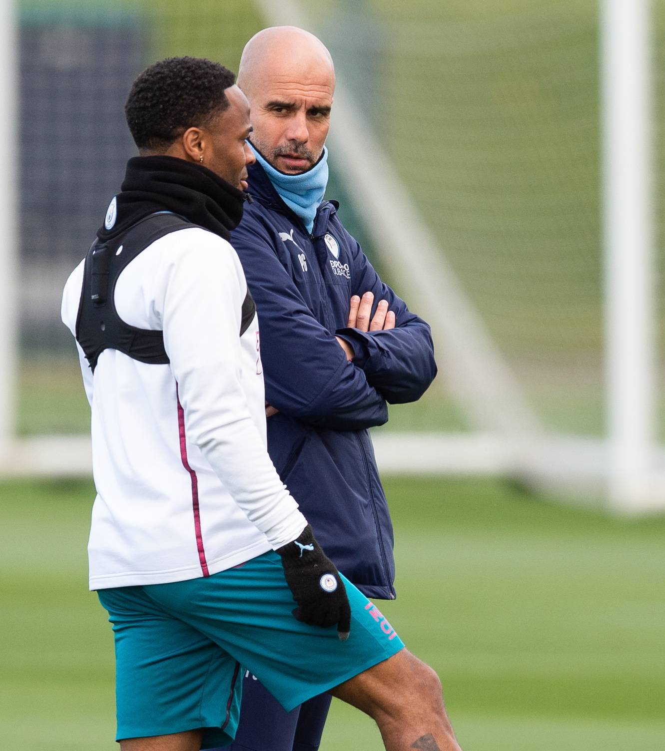 曼城球员备战欧冠比赛，信心爆棚