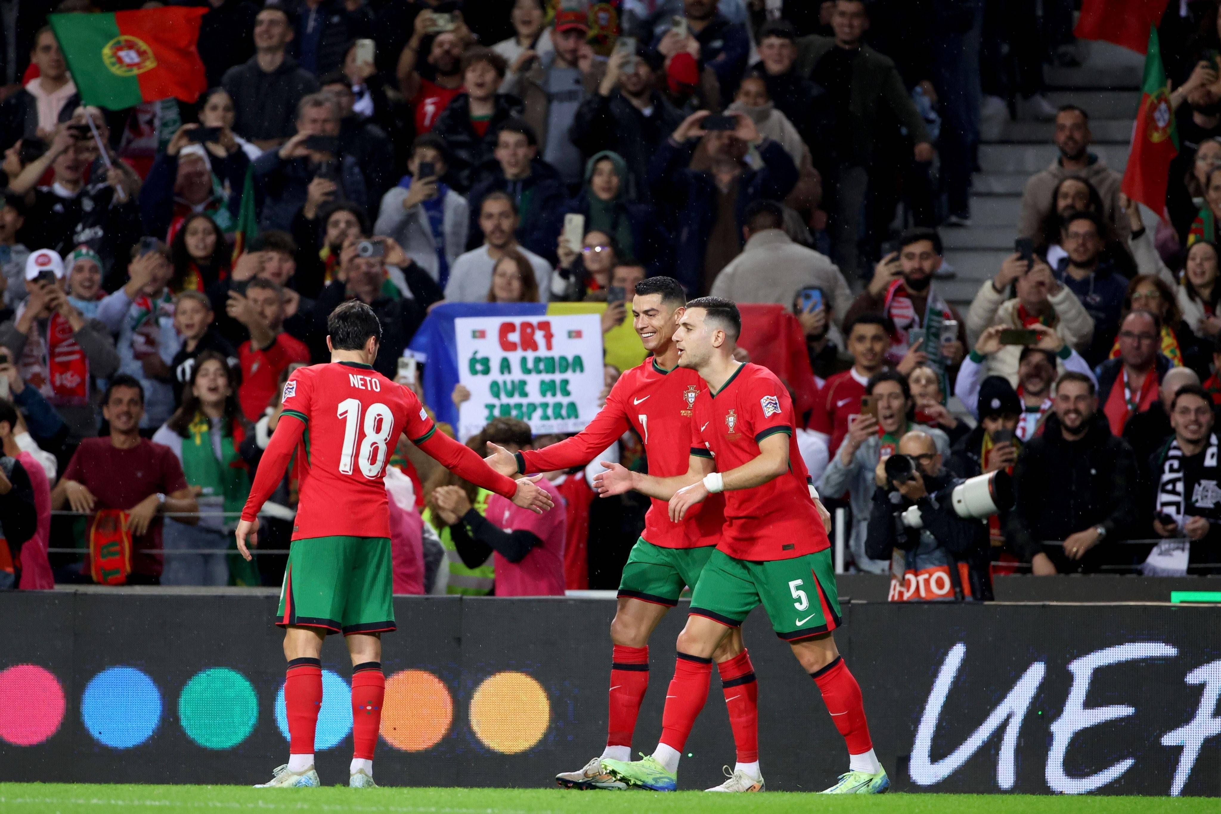 葡萄牙成功晋级欧国联半决赛